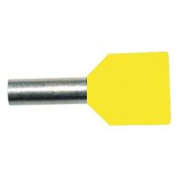 Końcówka rurkowa izolowana 2x6/14 PAEH 600D/14 żółty (opak 100szt) 051467 | 05101094 PROTEC.class