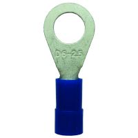 Końcówka oczkowa izolowana PQKR 1,5-2,5/10 niebieska (opak 100szt) 054366 | 05103873 PROTEC.class