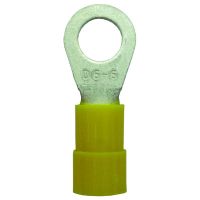 Końcówka oczkowa izolowana PQKR 4,0-6,0/M6 żółta (opak 50szt) 054369 | 05103876 PROTEC.class
