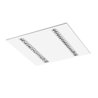 Oprawa rastrowa p/t Parabolic LED 27W 4000K 2x G/K 600x600 3320lm, biała | BW002.1133.840.A000 PXF Lighting