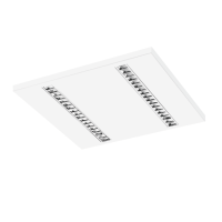Oprawa rastrowa p/t Parabolic Lite LED 28W 4000K 2x NT 600x600 3160lm, biała | BV005.1133.840.A000 PXF Lighting