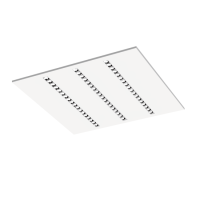 Oprawa rastrowa p/t Parabolic Slim LED IP20 28W 3000K 3x NT 600x600 3190lm, biała | BY002.1144.830.A000 PXF Lighting