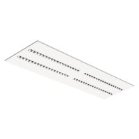 Oprawa rastrowa n/t Parabolic Slim LED IP20 37W 4000K 2x NT 300x1200 4420lm, biała | BY003.1144.840.A000 PXF Lighting