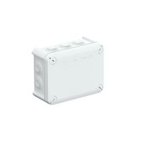 Puszka odgałęźna wprowadzeniami 150x116x67, PP, czysta biel, 9010 T 100 RW | 2007533 Obo Bettermann