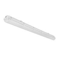Oprawa hermetyczna Fibra LED 95x662mm 17W 4000K 2080lm, szara | DT001.2211.840.A000 PXF Lighting