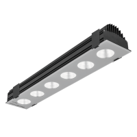 Oprawa Flash New LED 6x 166W 4000K 30st. 720mm 21000lm, czarna | AD004.3366.840.A000 PXF Lighting