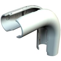 Łuk 90 Quick-Pipe M16, PVC, czysta biel, 9010 2953 B M16 RW | 2153980 Obo Bettermann