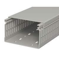 Kanał grzebieniowy 60x100, PVC, szary kamienny, 7030 LK4 N 60100 (2m) | 6178211 Obo Bettermann