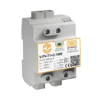 Ogranicznik przepięć 1000V DC, szary V-PV-T1+2-1000 | 5094230 Obo Bettermann
