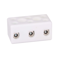 Złączka gwintowa porcelanowa, 4mm2, 3-tory, biała CPO-5A-3P | 80713516 Simet