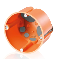 Puszka do pustych ścian 60 mm, płytka - 47mm, z membranami, wiatroszczelna | 83191088 Simet