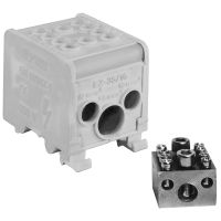 Odgałęźnik instalacyjny 1-torowy 35²+2x16²/35²+2x16² , na szynę TS 35 | 84168002 Simet