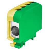 Złączka szynowa gwintowa AL/CU ZGG1x16...70z-g żółto-zielony | 84705009 Simet