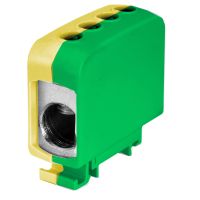 Złączka szynowa gwintowa AL/CU ZGG1x35...95z-g żółto-zielony | 84706009 Simet