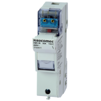 Modułowe podstawy bezpiecznikowe 1-biegunowe, 50A, do wkładek cylindrycznych 14x51 | 57025001 Socomec