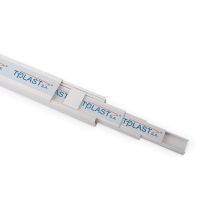 Kanał, listwa elektroinstalacyjna PVC KK 40x40 samogasnący, biały (2m/20szt) | 10268 TT Plast