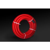 Rura giętka karbowana dwuwarstwowa w kręgach RODK 160/134 450N, HDPE, dwuścienna, czerwona (25m) DVR | 10606 TT Plast