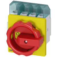 Rozłącznik główny, awaryjny 4-biegunowy 9,5kW/AC23 A, 7,5kW/AC-3, 25A/AC-21A | 3LD2103-1TL53 Siemens