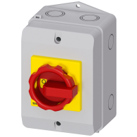 Rozłącznik główny, awaryjny 3-biegunowy zacisk PE i N, 11,5kW/AC23A, 9,5kW/AC-3, 32A/AC-21A | 3LD2264-0TB53 Siemens