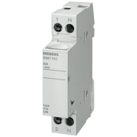 Podstawa bezpiecznikowa do wkładek cylindrycznych 10x38mm, 32A, 1-biegunowa+N,na szynę DIN | 3NW7053 Siemens