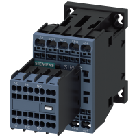 Stycznik AC-3, 4kW, 400V, styki 2NO+2NC, 24VDC, 3-biegunowy, wlk. S00, zacisk sprężynowy | 3RT2016-2BB44 Siemens