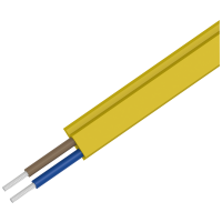 Przewód profilowany AS-i, gumowy, 2x1,5mm2, 100m, żółty | 3RX9010-0AA00 Siemens