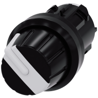 Przełącznik obrotowy, 22 mm, okrągły, tworzywo sztuczne, biały, Przełącznik obrotowy, 4 położenia pr | 3SU1000-2AS60-0AA0 Siemens