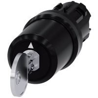 Napęd przełącznika kluczyk. SIRIUS ACT fi22 plastik, (I O←II) BKS S1, blok. w poz. I+O | 3SU1000-5PN51-0AA0 Siemens