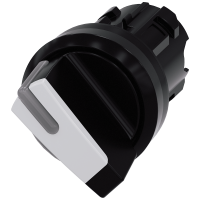 Napęd przełącznika piórkowy SIRIUS ACT fi22 plastik, (O←I) 45° podśw. czarno-biały | 3SU1002-2BC60-0AA0 Siemens