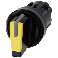 Napęd przełącznika piórkowy SIRIUS ACT fi22 plastik, (I→O←II) podśw. czarno-żółty | 3SU1002-2BM30-0AA0 Siemens