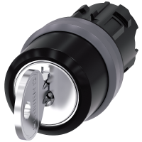 Napęd przełącznika SIRIUS ACT fi22 metal matowy kluczyk. (I O II) RONIS SB30, blok. w poz. I+O+II | 3SU1030-4BL11-0AA0 Siemens