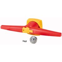 Dźwignia napędu montaż na drzwi, typ D/P, 14mm, K5DR/P, czerwono-żółta DMV | 1818057 Eaton