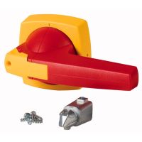 Dźwignia napędu montaż na drzwi, typ D/P, 10mm, K3DR/P, czerwono-żółta DMV | 1818096 Eaton