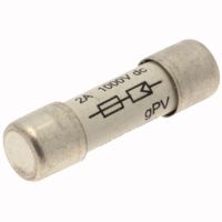 Wkładka cylindryczna 10x38 mm, do PV, 2A, 1000 VDC (gPV) | PV-2A10F Eaton