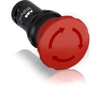 Przycisk bezpieczeństwa 2NO CE4T-10R-20, czerwony | 1SFA619550R1021 ABB