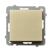 Łącznik 1-biegunowy ŁP-1R/m/39 seria SONATA SZAMPAŃSKI ZŁOTY | ŁP-1R/m/39 Ospel