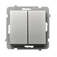 Łącznik podwójny schodowy ŁP-10R/m/38 seria SONATA SREBRO MAT | ŁP-10R/m/38 Ospel