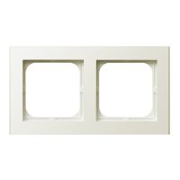 Ramka podwójna, ecru, Sonata | R-2R/27 Ospel