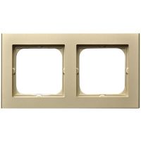 Ramka podwójna, szampański złoty, Sonata | R-2R/39 Ospel