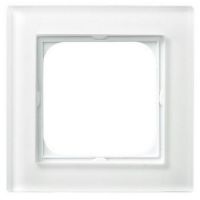 Ramka pojedyncza R-1RG/31 seria SONATA BIAŁE SZKŁO | R-1RG/31 Ospel