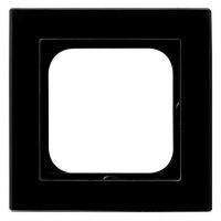Ramka pojedyncza, czarne szkło, Sonata | R-1RG/32 Ospel