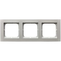 Ramka potrójna, srebro mat, Sonata | R-3R/38 Ospel