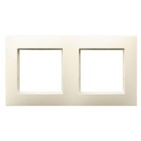 Ramka podwójna R-2U/27 ecru, Aria | R-2U/27 Ospel