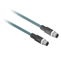 Kabel miedziany Ethernet, Identyfikacja radiowa XG, M12/M12 D kodowany, 10m OsiSense XZ | XGSZ12E1210 Telemecanique Sensors