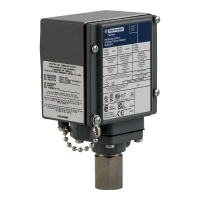 Czujnik ciśnienia 480 VAC 10 AMP | 9012GCW3 Telemecanique Sensors