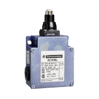 Łącznik krań. XCKML, trzpień z rolką stalową, 2x(1NC+1NO), migowe, M20 | XCKML102H29 Telemecanique Sensors