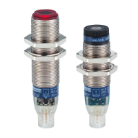 Czujnik fotoelektryczny OsiSense XU M18 z wyjściem PNP 1NO/1NC, 12/24V DC, konektor M12 | XUBLBPCNM12 Telemecanique Sensors