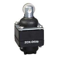Głowica łącznika krańcowego ZCKD trzpień z rolką stalową z osłoną | ZCKD029 Telemecanique Sensors