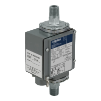 Czujnik ciśnienia 480 VAC 10 AMP | 9012GGW4 Telemecanique Sensors