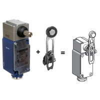Łącznik krańcowy OsiSense XC XC2 J dźwignia z rolką 1 C/O | XC2JC10131H2 Telemecanique Sensors